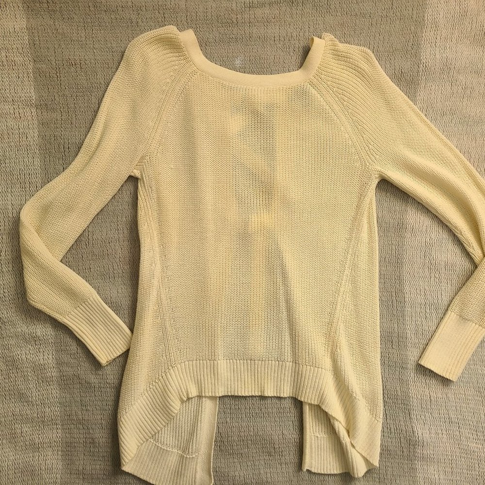 Off White open back sweater
